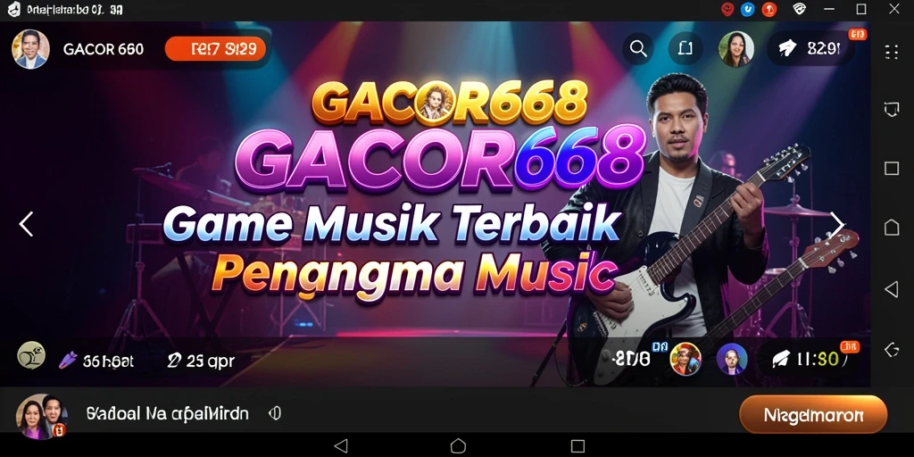 Tampilan gameplay GACOR668 dengan berbagai lagu menarik dan grafis yang memukau.