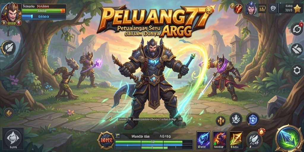 Tampilan gameplay menarik dari PELUANG77 dengan aksi ARPG yang memukau.