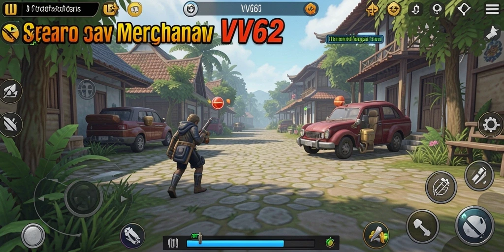 Tampilan gameplay strategis yang menegangkan di VV62.